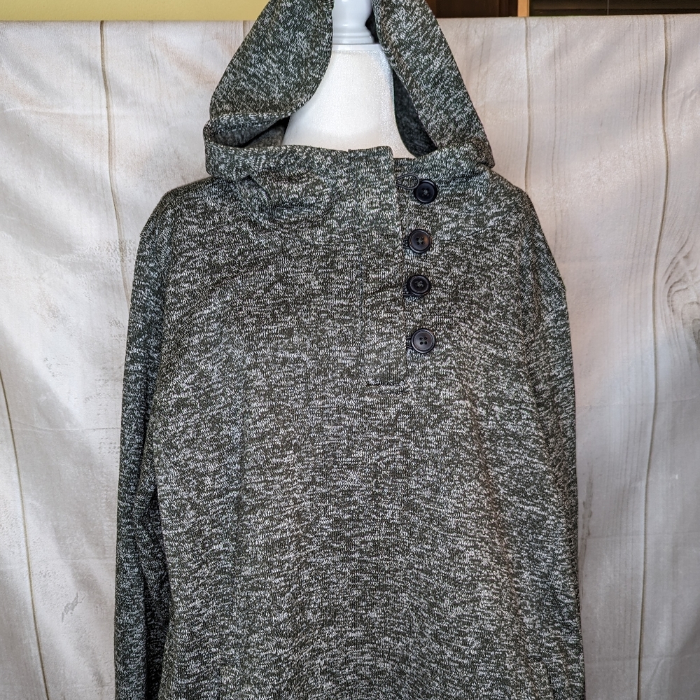 Columbia Marbled dark green Hoodie 3X